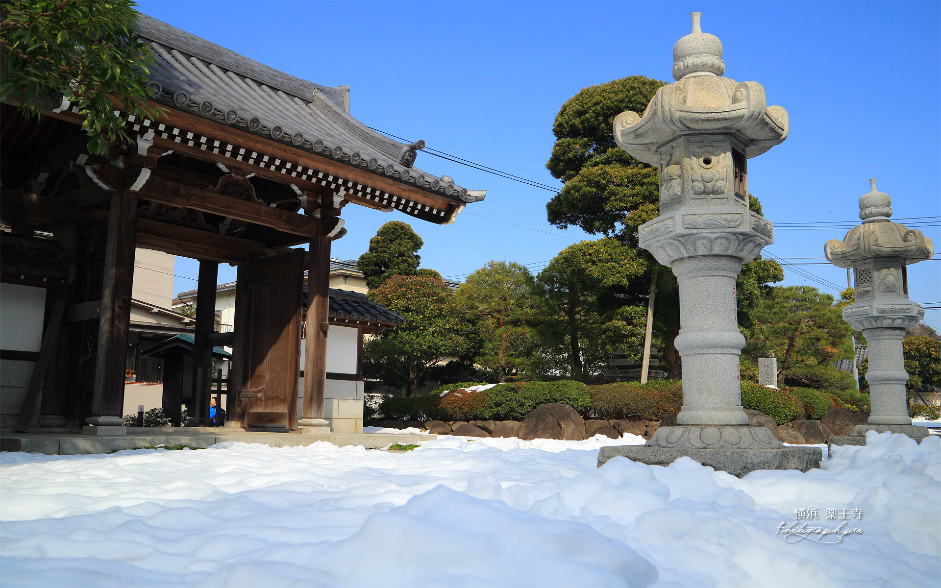 金沢 残雪の薬王寺