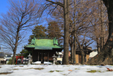 残雪の金沢八幡神社