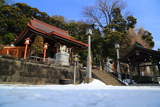 残雪の瀬戸神社