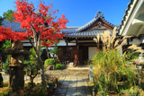 西向寺 紅葉と玄関