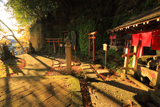 野島公園 夕照の野島稲荷神社