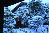 聚光院 庫裡の雪景色