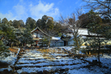 妙光寺 雪景色の庫裏