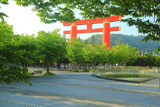 岡崎 新緑と大鳥居