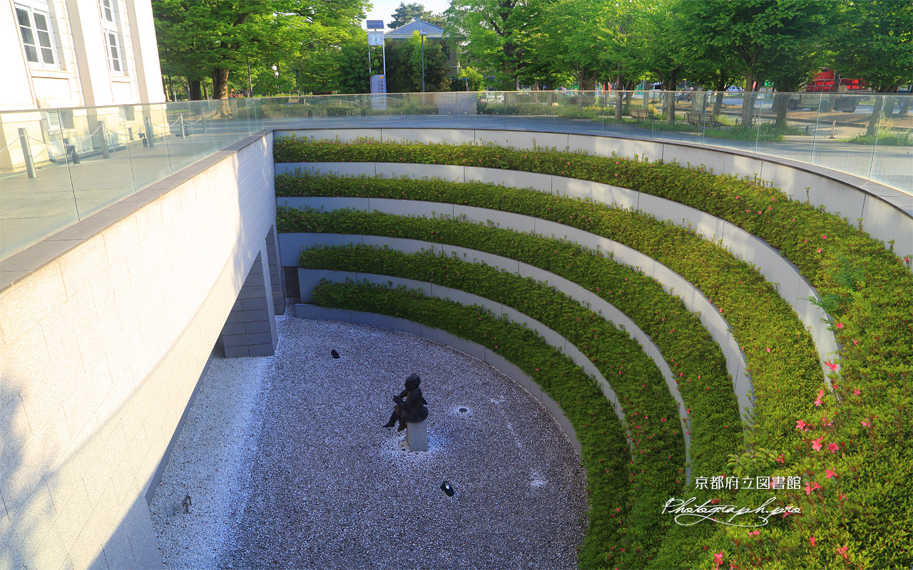 岡崎 サツキ開く府立図書館 壁紙