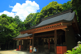 京都岩倉 夏空と幡枝八幡宮