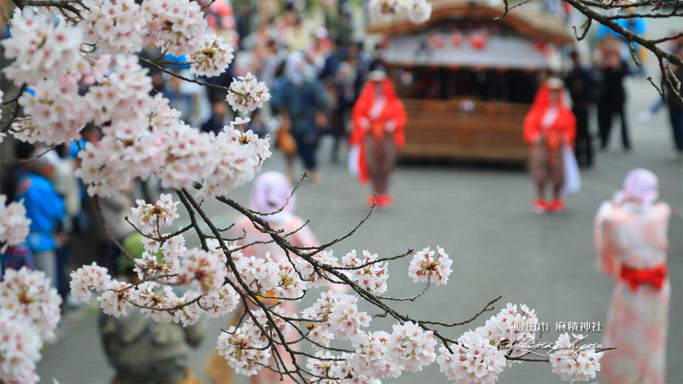 飯田市 麻績神社例祭 壁紙
